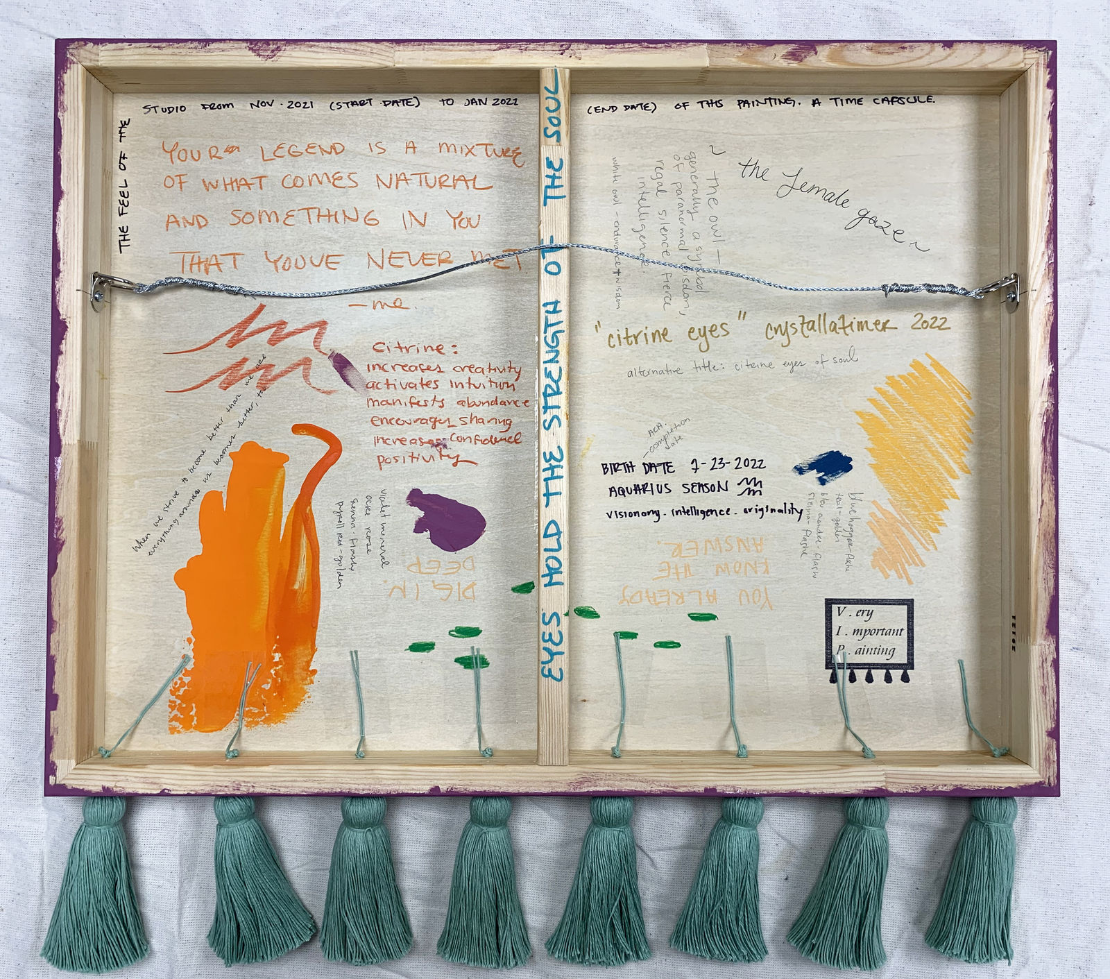 Crystal Latimer, Citrine Eyes, 2022