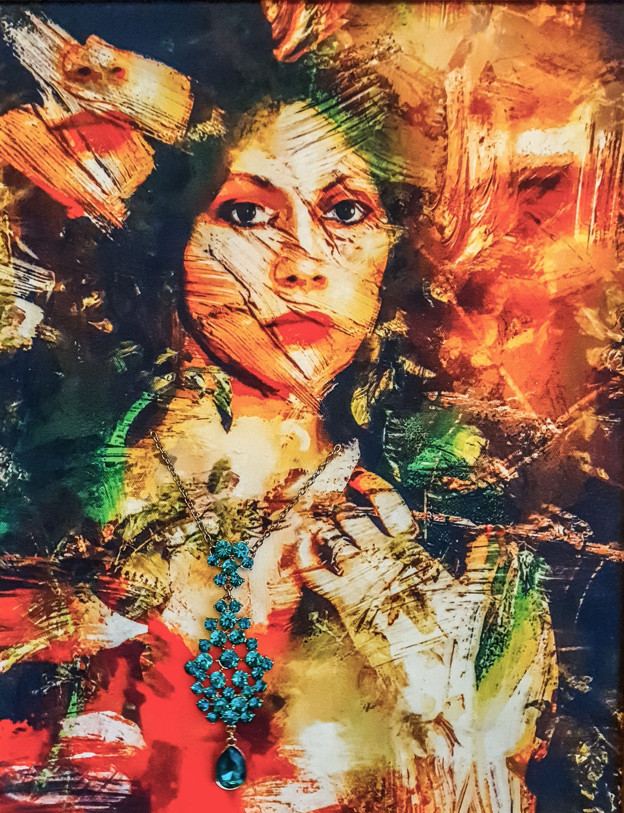 Cristina Schek, Self-Portrait as Florence Balcombe (Guardian of Dracula), 2019