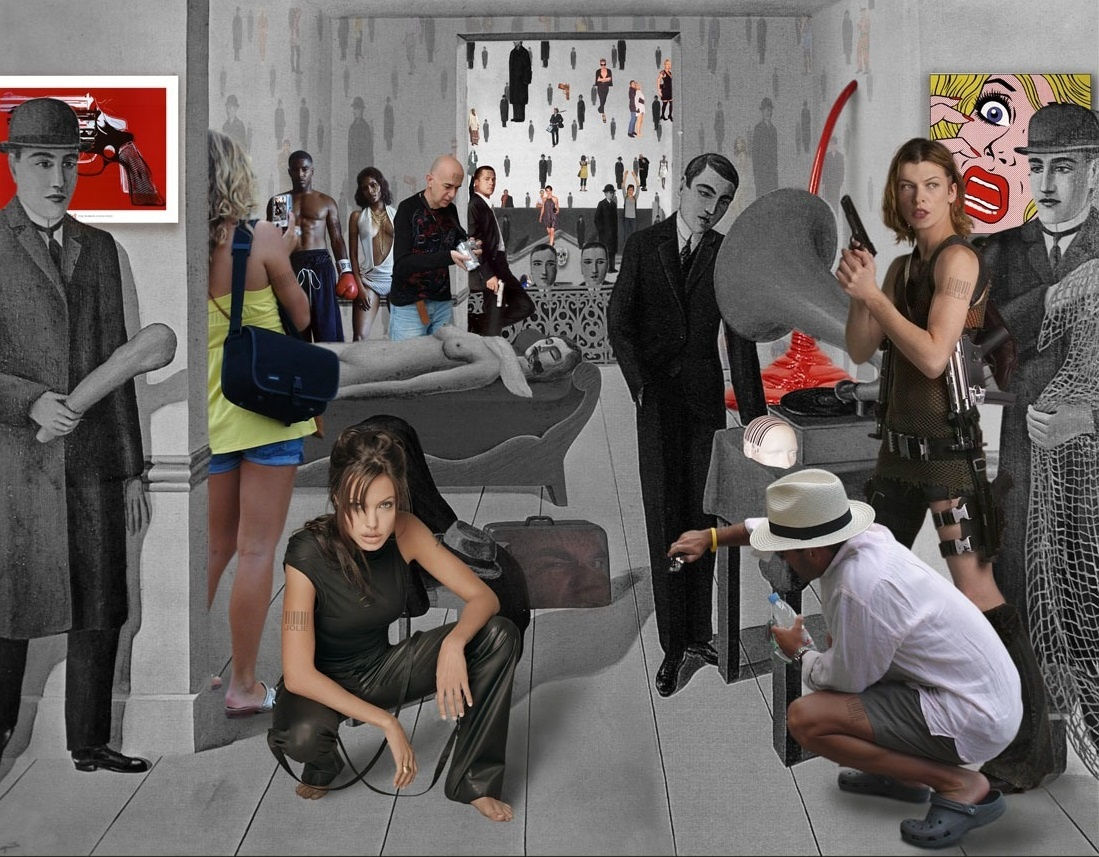 Lluís Barba, The Murderer Threatened. Magritte, 2010