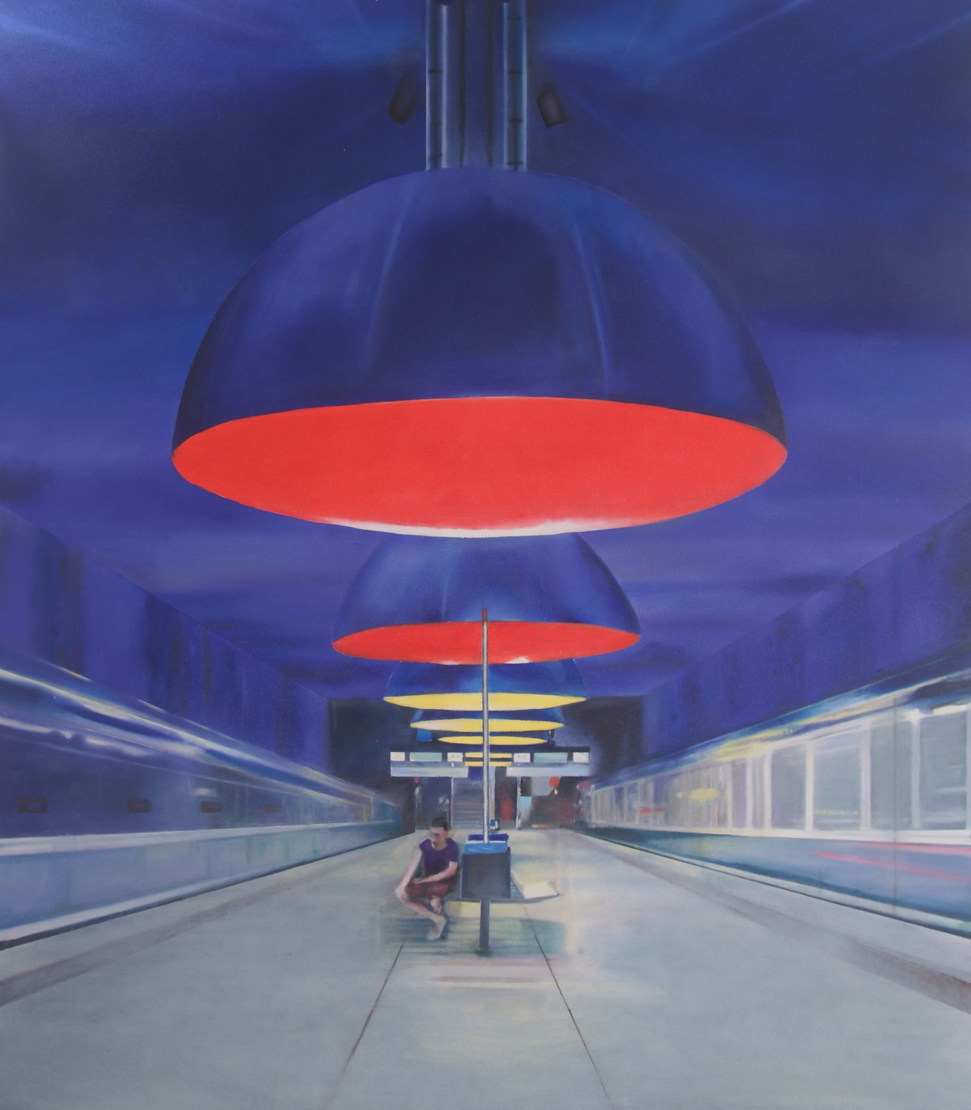 Alexandra Baraitser, Ingo Maurer's Subway Station, 2018