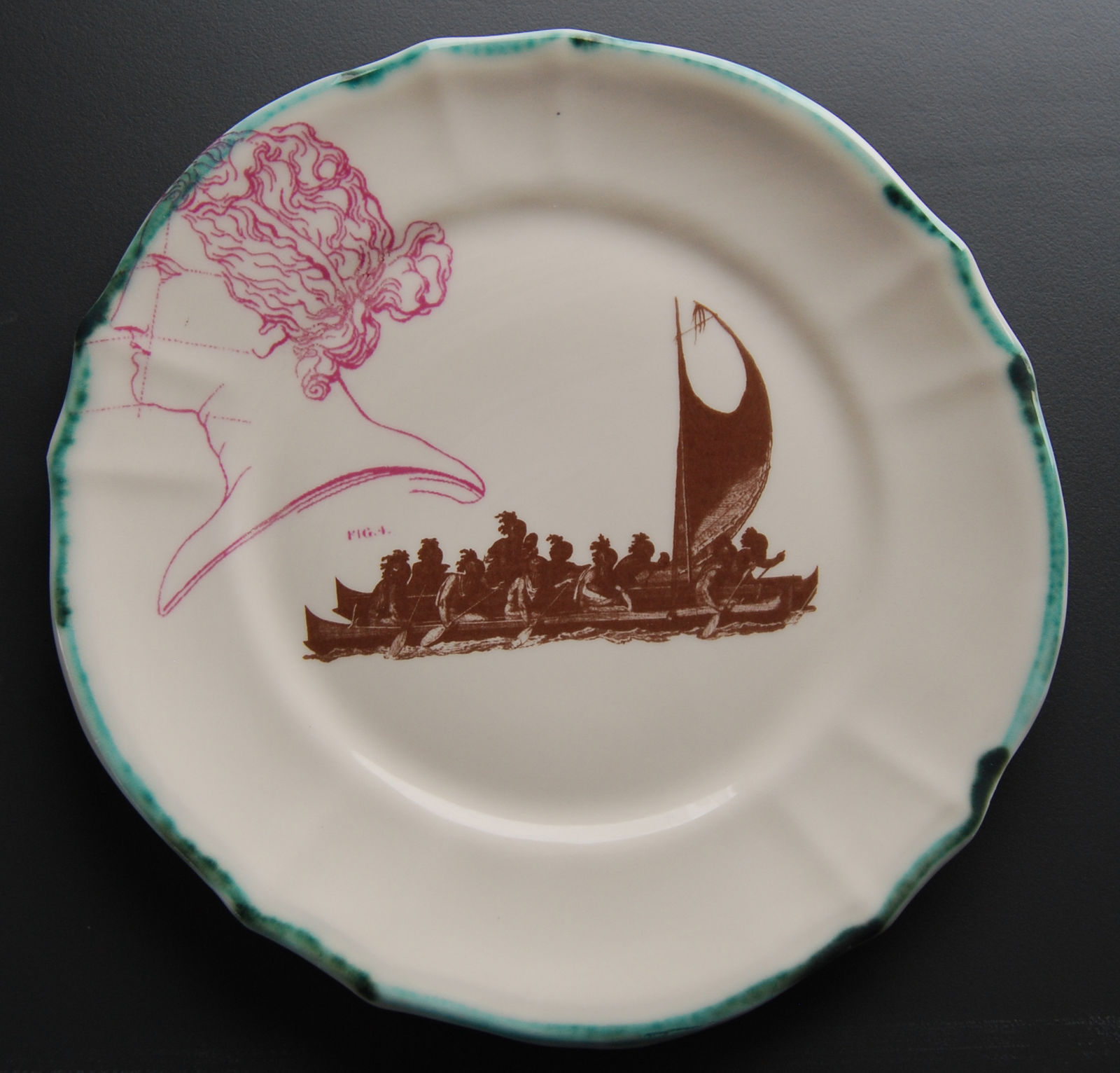 Matt Smith (British), Round Plate 8, 2022