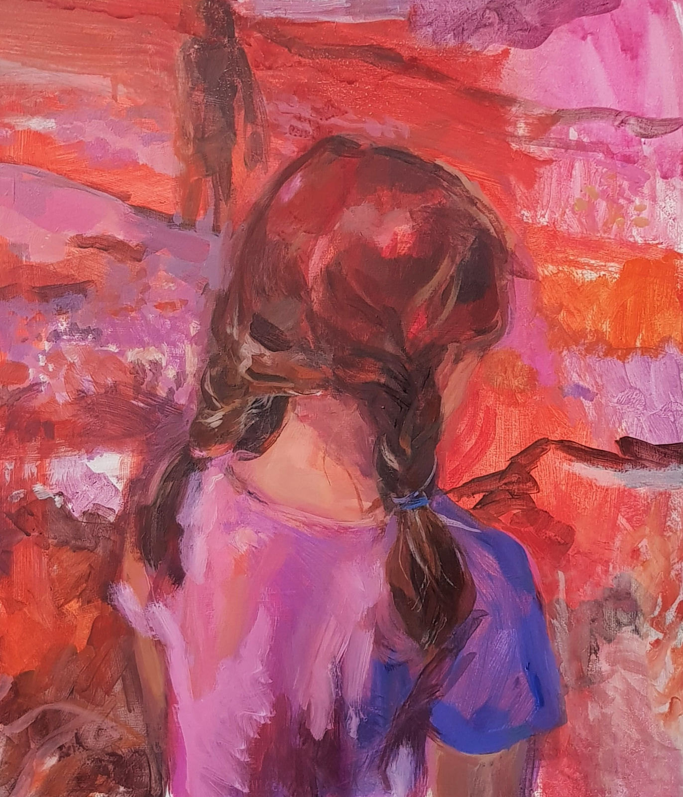 Elaine Woo MacGregor, July Heat, 2022