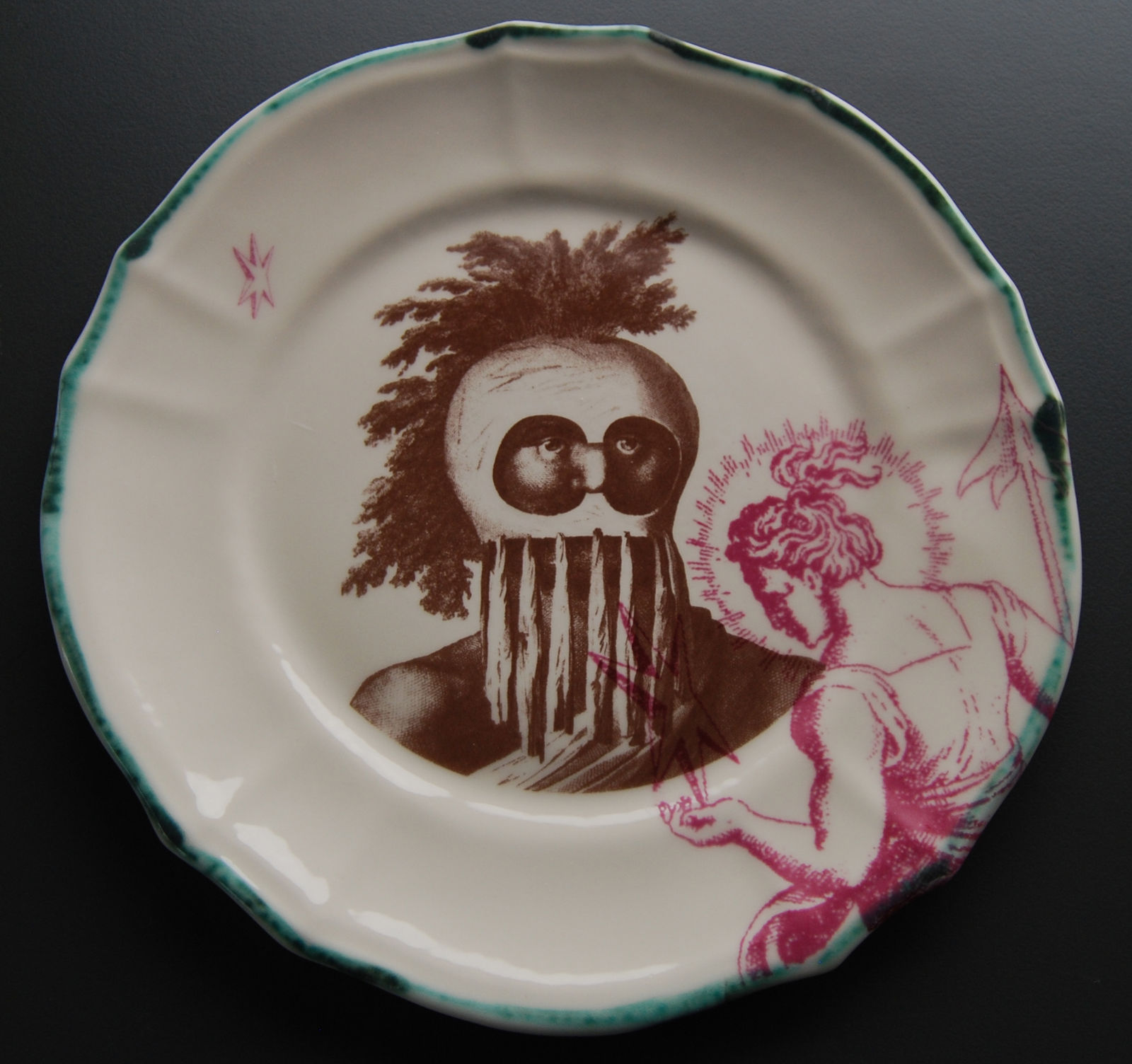 Matt Smith (British), Round Plate 5, 2022