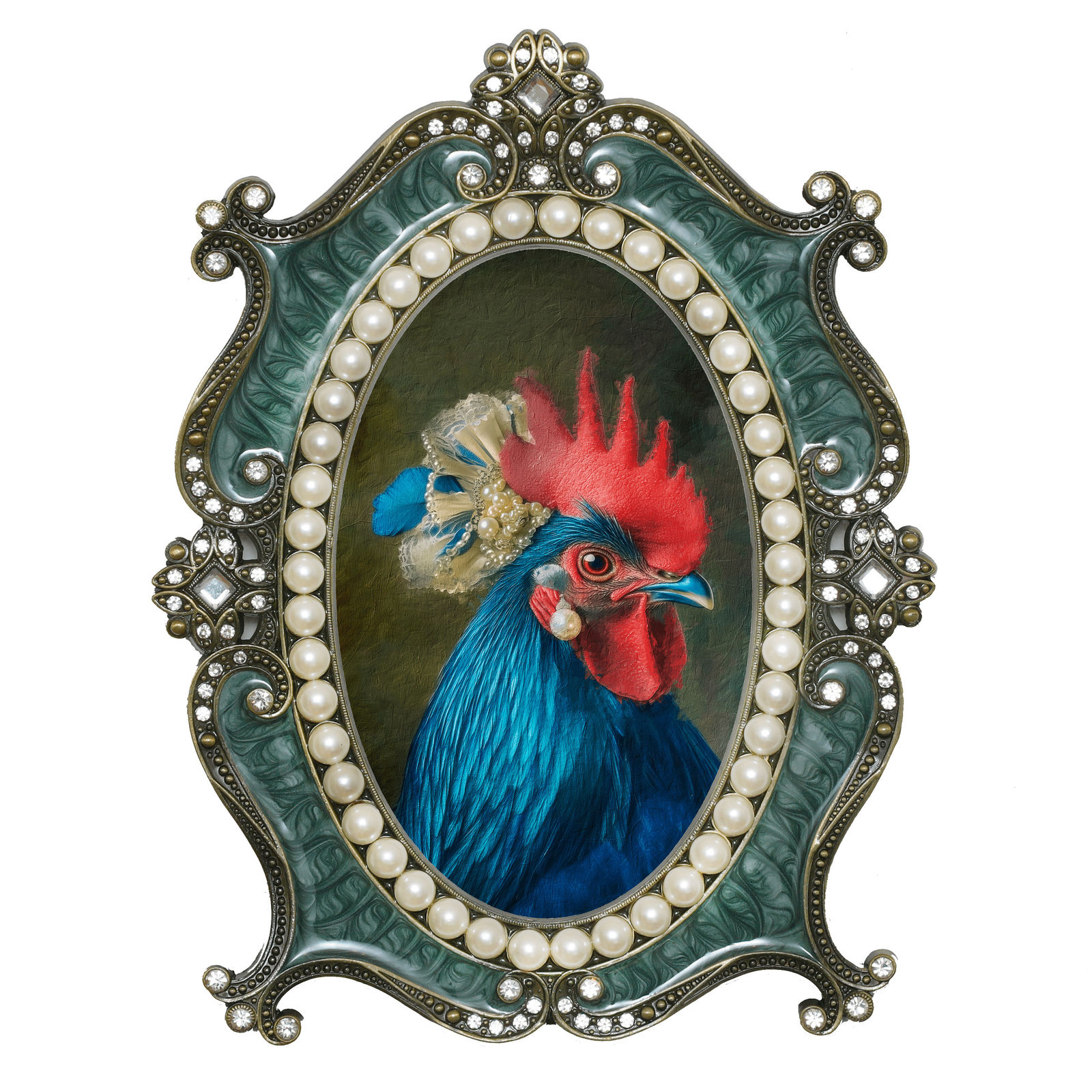 Cristina Schek, Blue Lagoon, Cocktail Couture Series, 2025