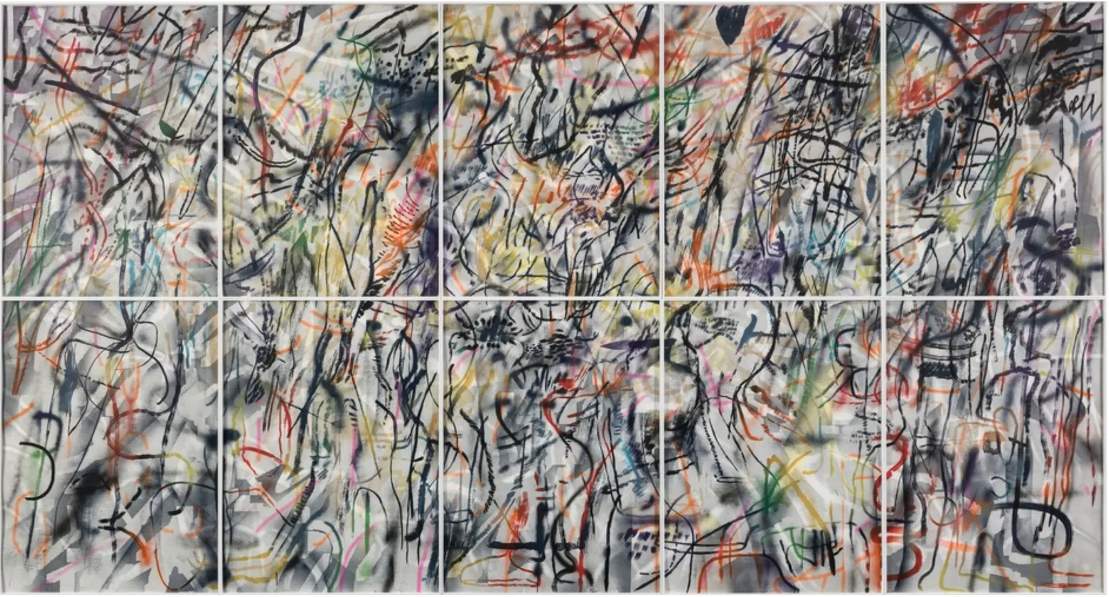 Julie Mehretu, This Manifestation of Historical Restlessness, (from Robin's Intimacy), 2022