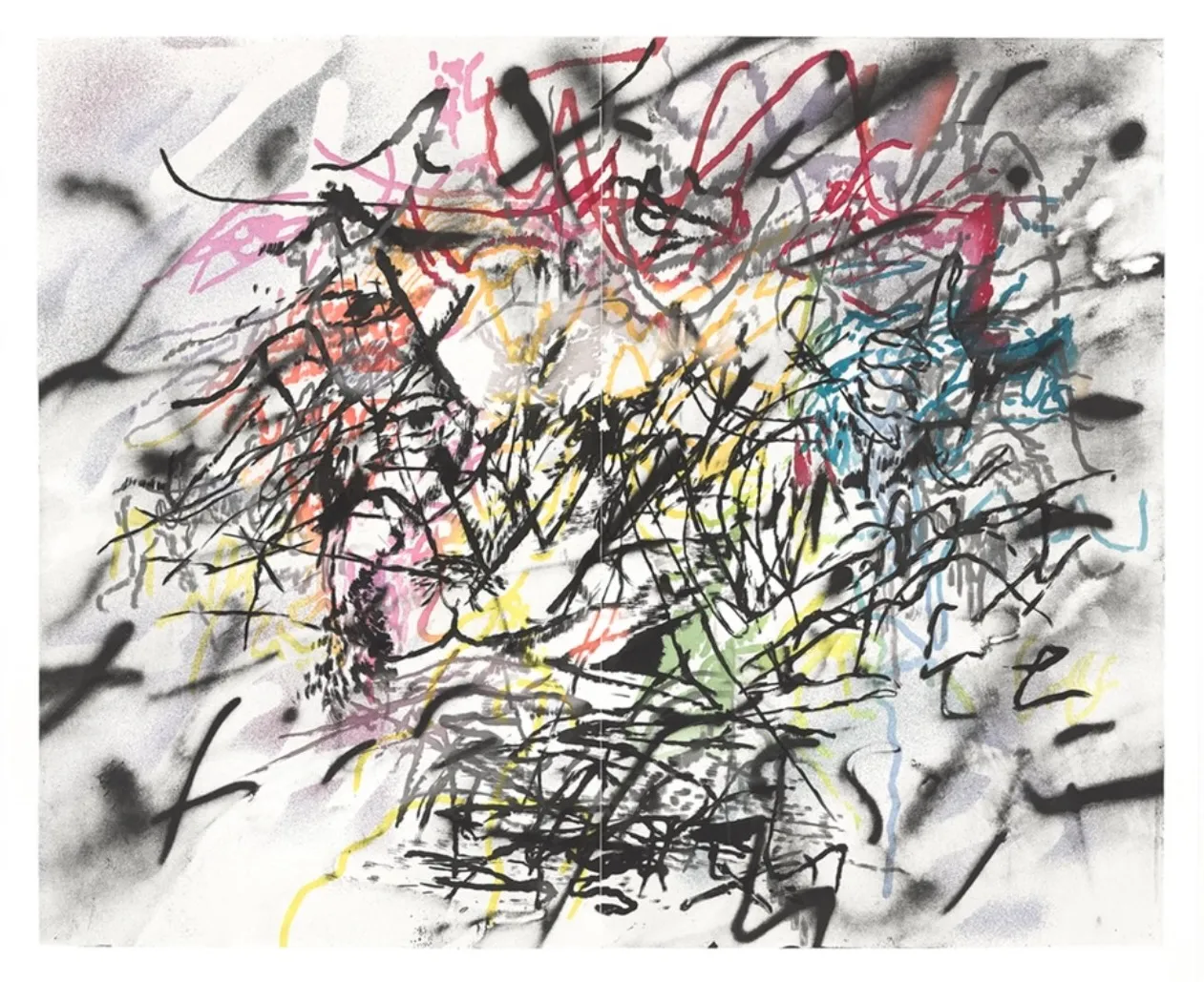 Julie Mehretu, Six Bardos: Transmutation, 2018