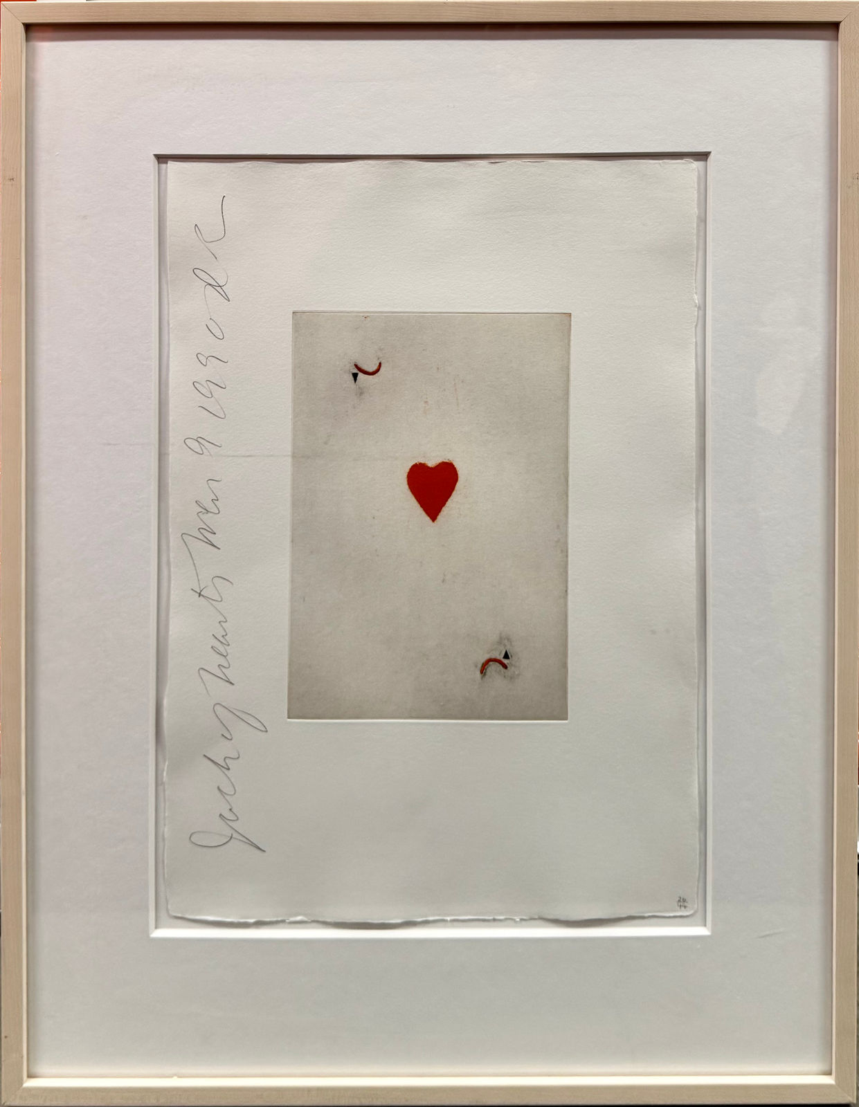 Donald Sultan, Jack of Hearts, 1990