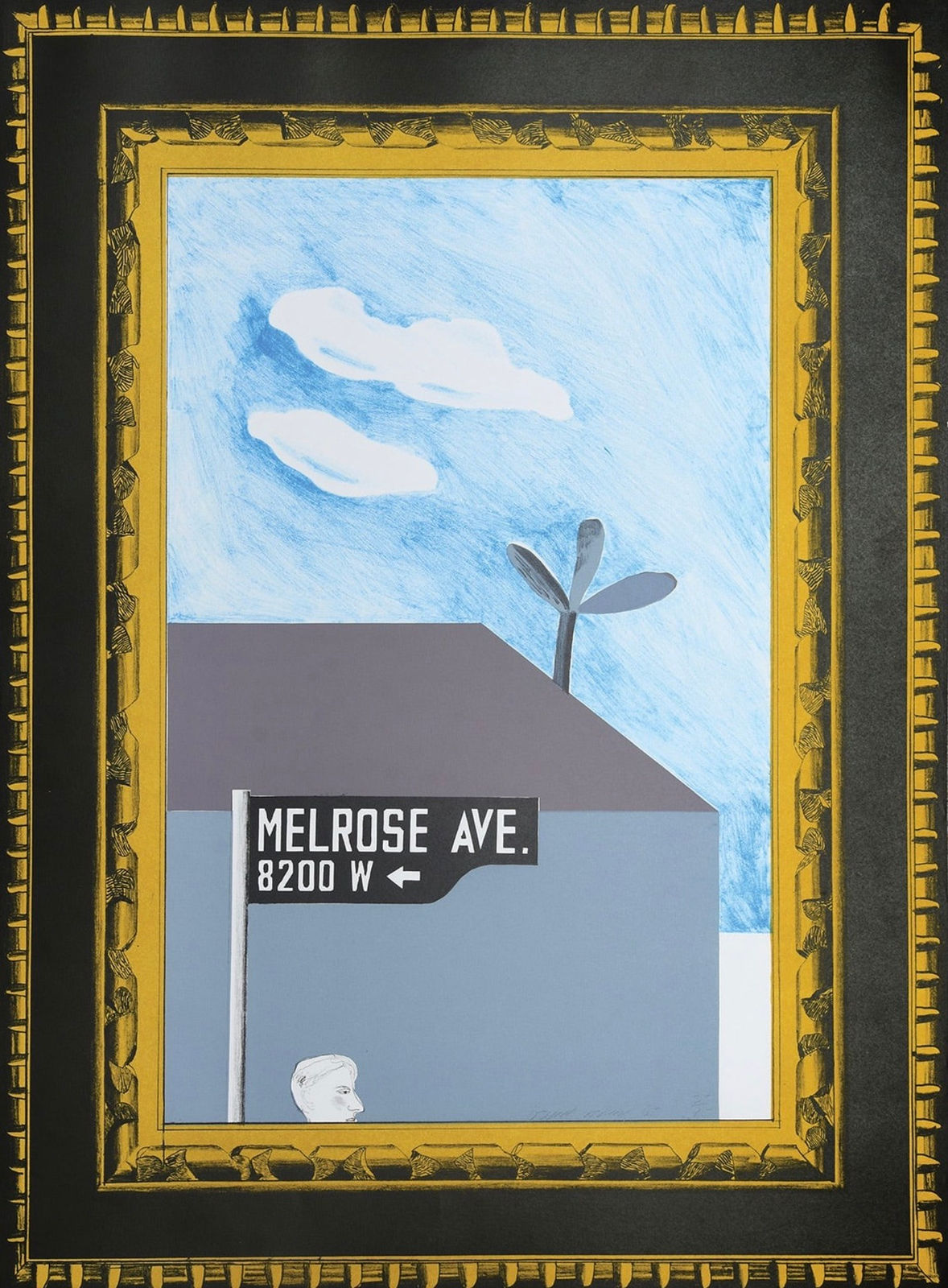 David Hockney. Lithograph - 6 colors.