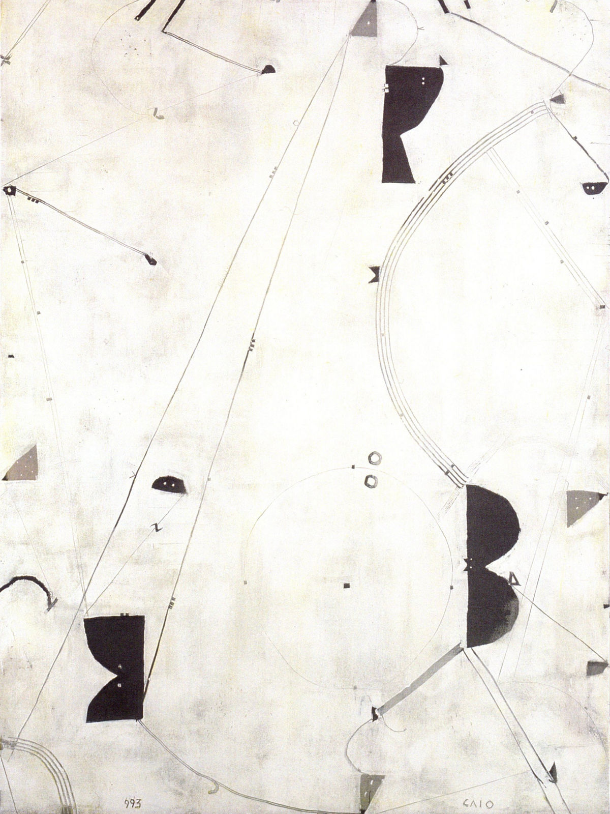 Caio Fonseca. Acrylic on canvas painting.