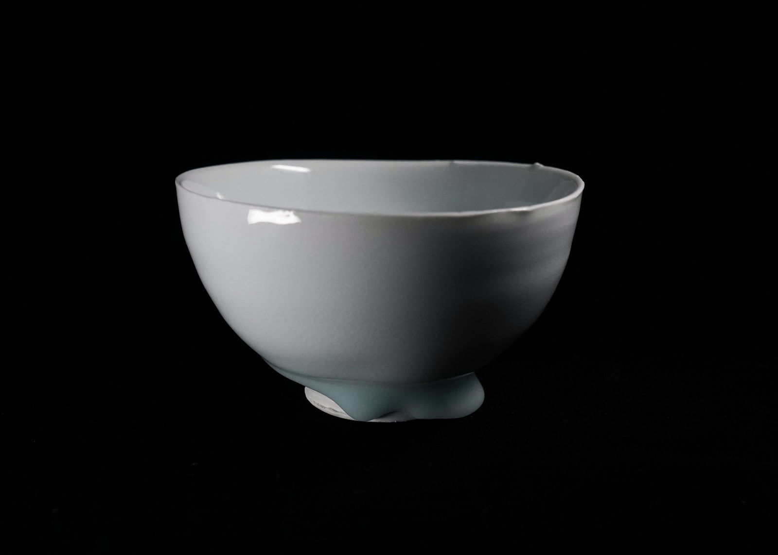 Kato Tsubusa 加藤委, Seihakuji Teabowl 青白磁 茶碗