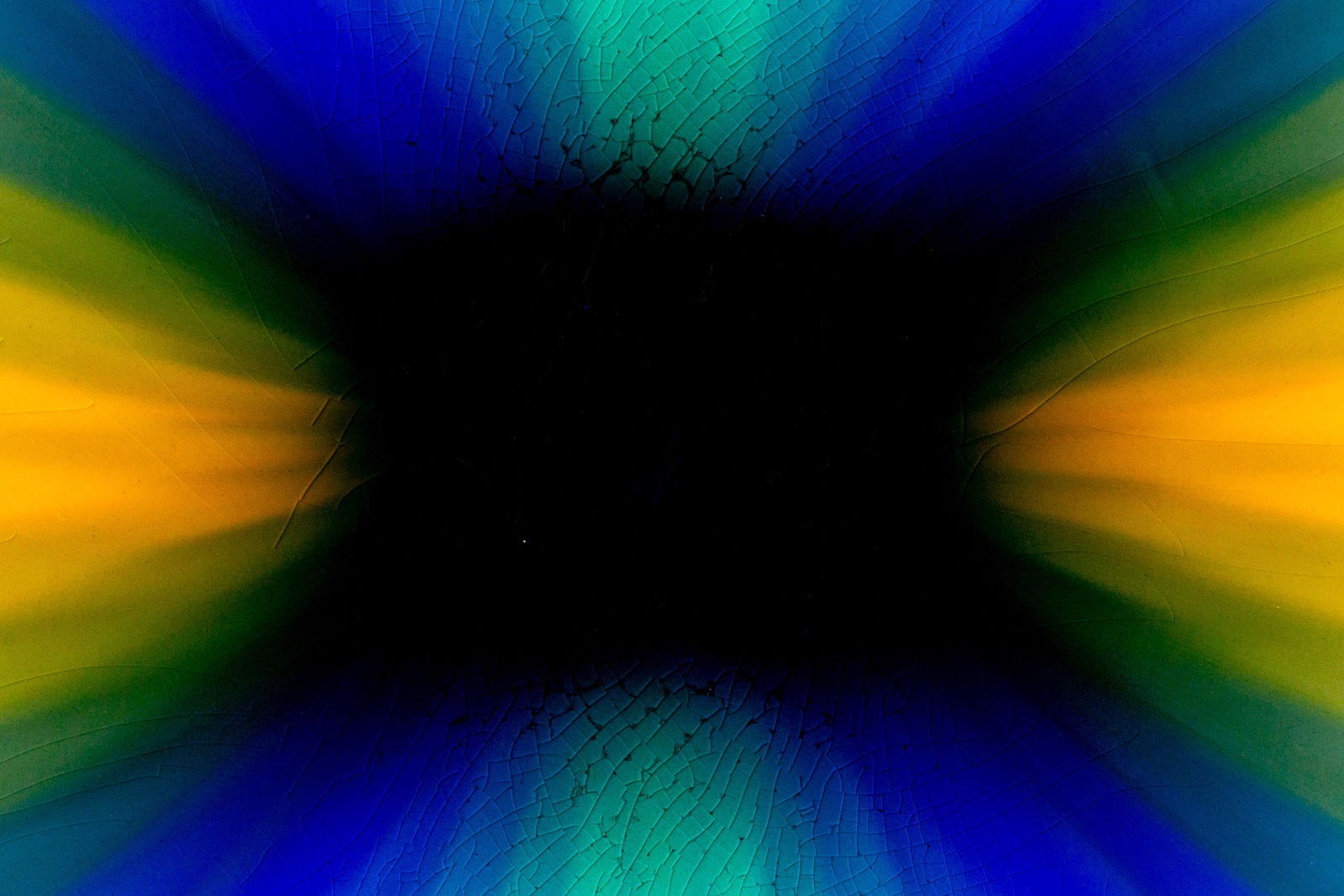 TOKUDA Yasokichi Ⅲ 3代 徳田八十吉, Plate with Polychrome Enamel Overglaze 旋律