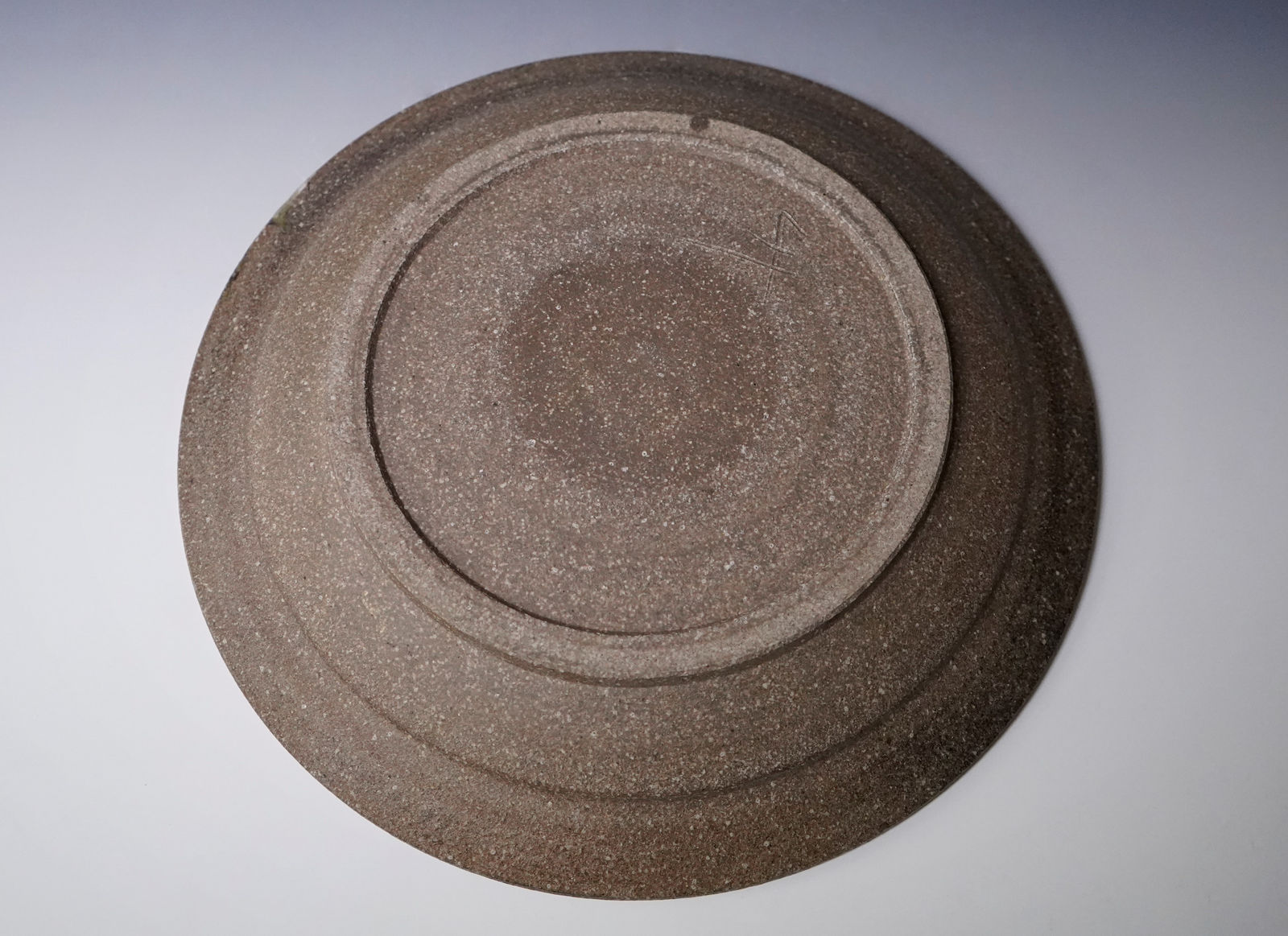 Takeuchi Kimiaki 竹内公明, Large Tokoname Plate 灰釉大皿 2