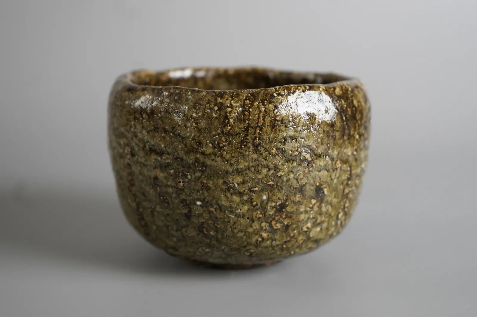 Kawamoto Goro 河本五郎, Ash Glazed Teabowl 灰釉茶碗