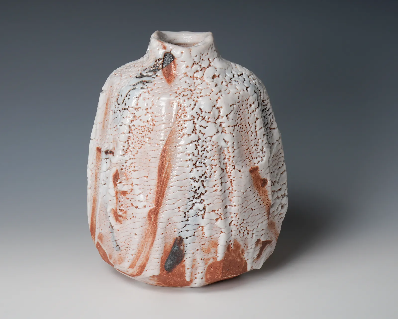 Hayashi Shotaro 林正太郎, Shino Flat Jar 扁壷