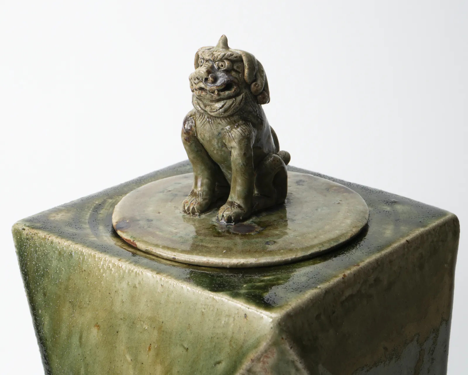 Koyama Tomonori 小山智徳, Oribe water jar, 2024