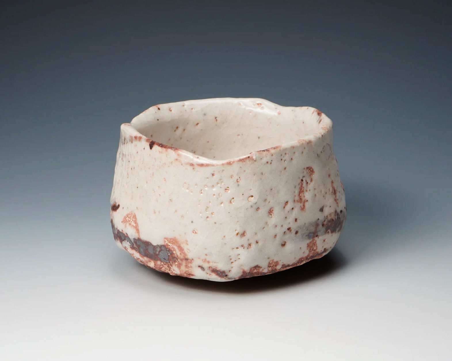 YAMADA Hiroki 山田洋樹, No.2 White shino teabowl, 2024