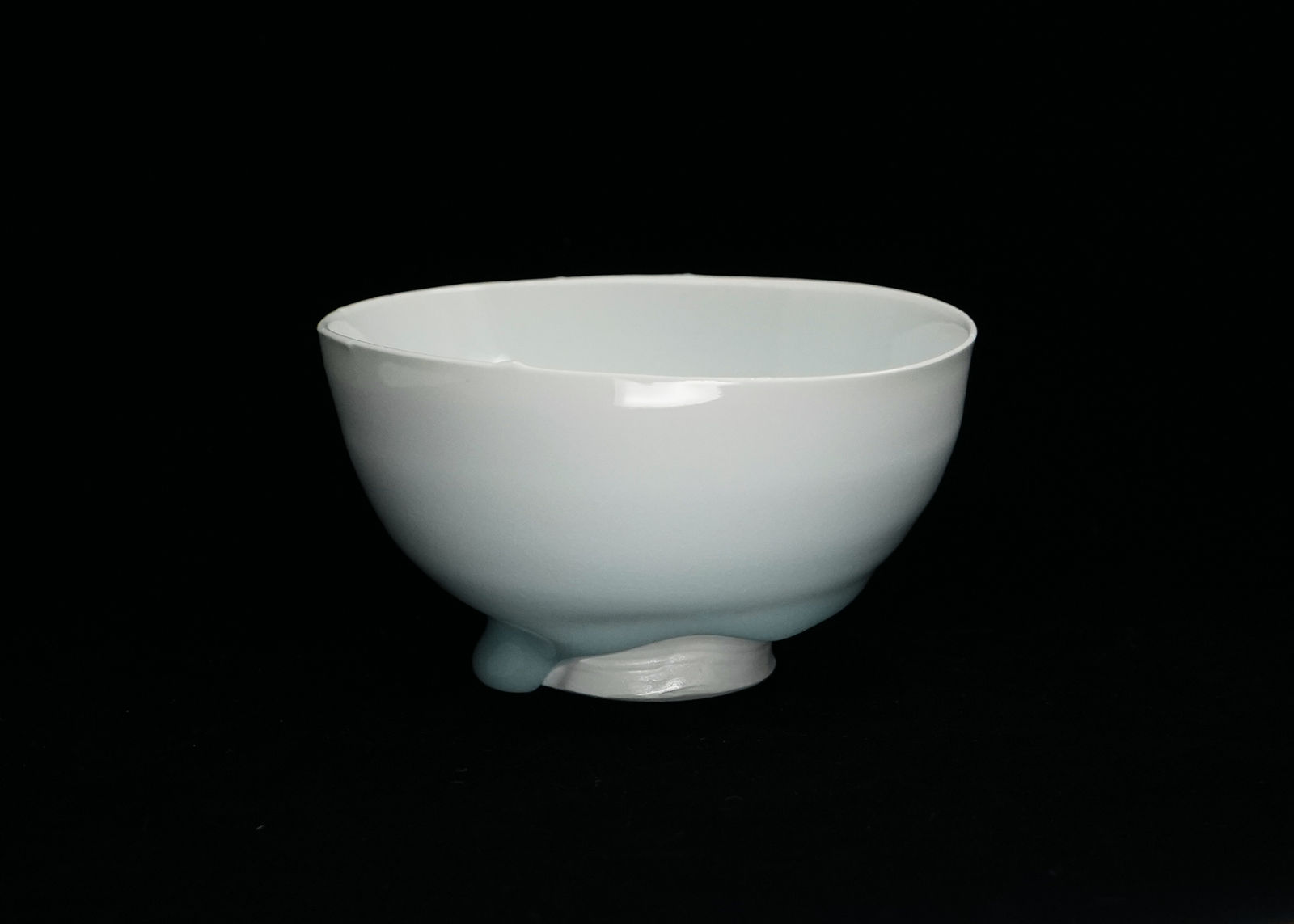 Kato Tsubusa 加藤委, Seihakuji Teabowl 青白磁 茶碗