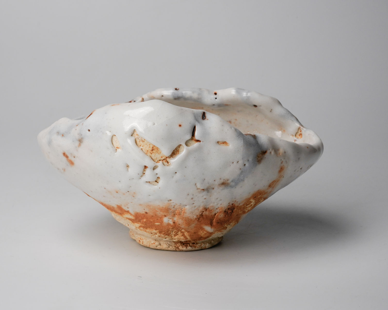 Goto Hideki 後藤秀樹, A-1 Shino teabowl 志野茶盌, 2023