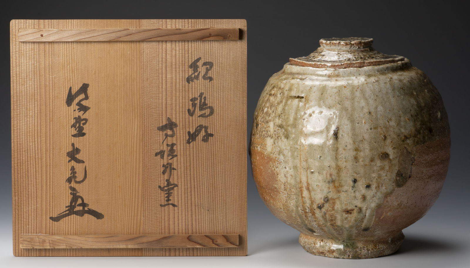 Sugimoto Sadamitsu 杉本貞光, Shigaraki water jar