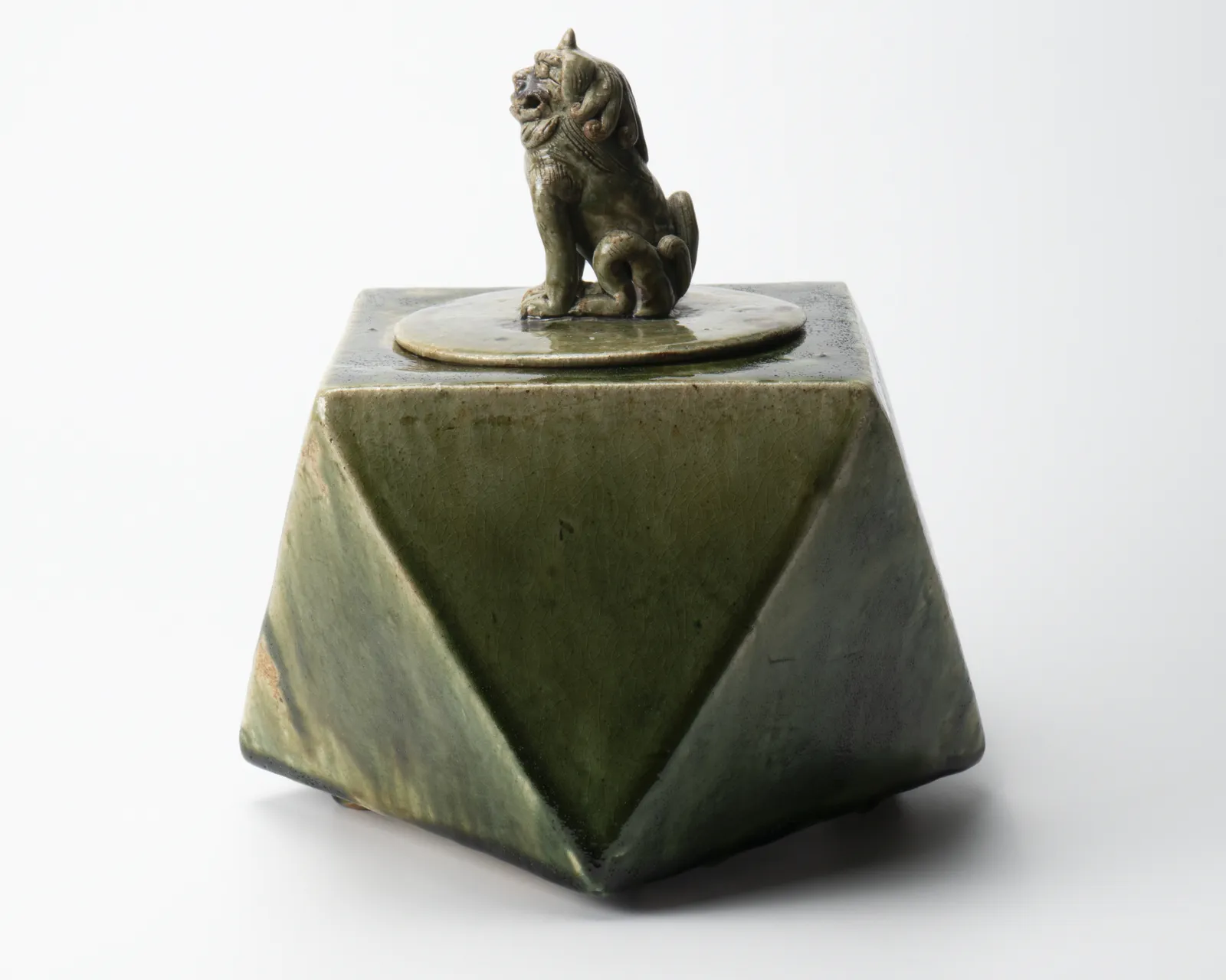 Koyama Tomonori 小山智徳, Oribe water jar, 2024