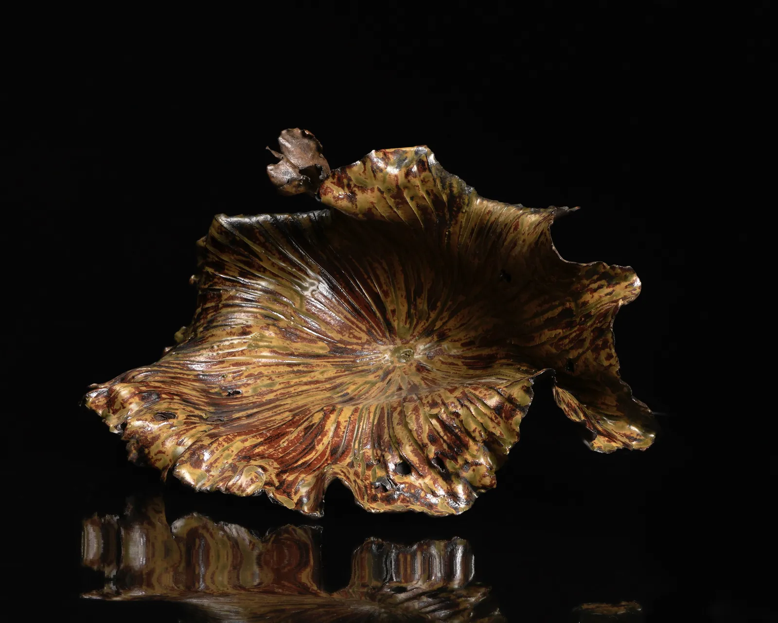 Shingu Sayaka 新宮さやか, No.50 Lotus leaf 枯蓮, 2023