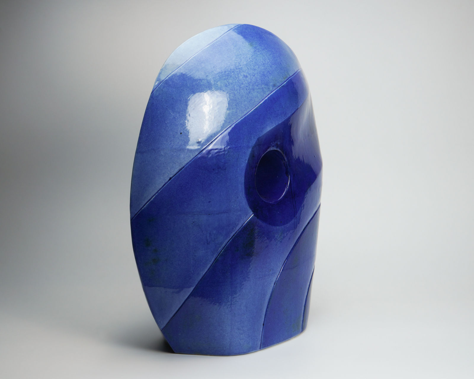 Miyanaga Tozan III (Rikichi) 三代宮永東山, On the way (Round), 2003