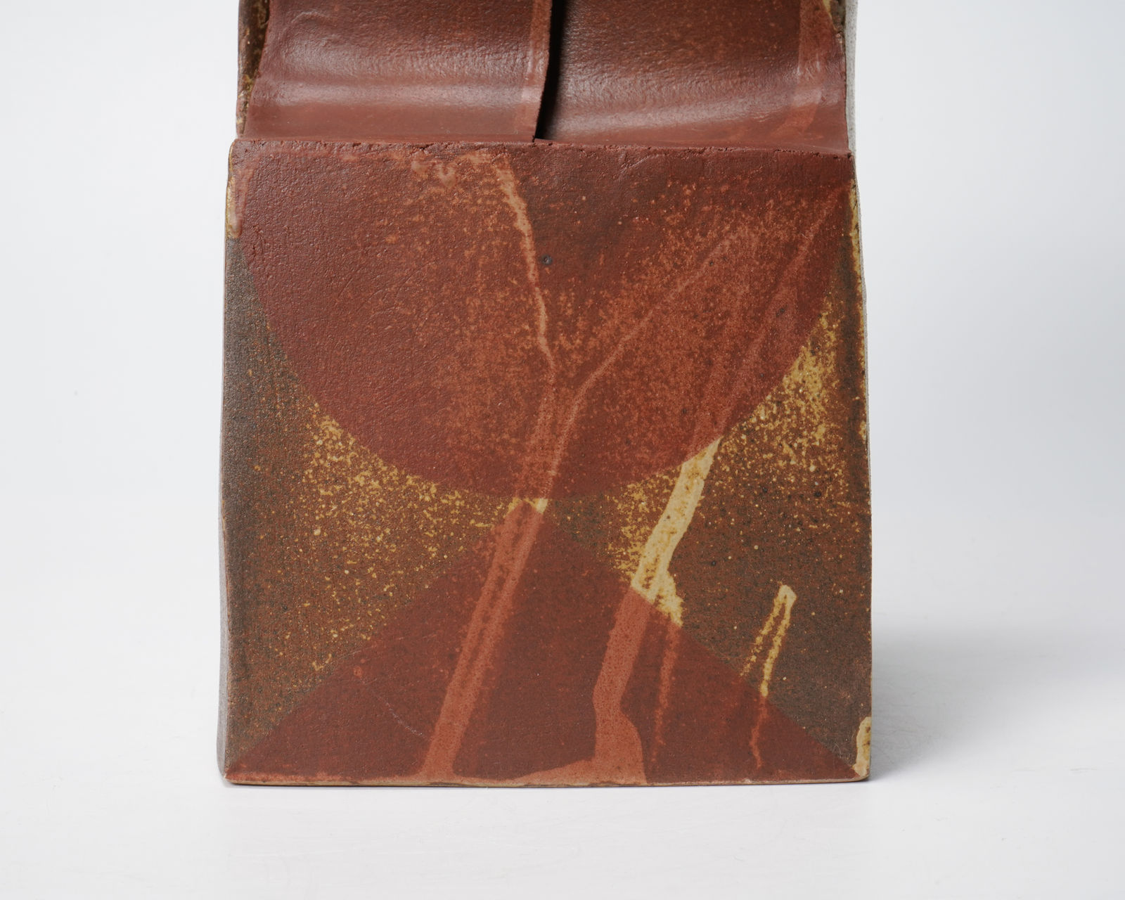 Kiyomizu Rokubei VII 七世清水六兵衛, Stoneware Flower Vase “Seki-Ka-To 5" 席花陶・五, 1989