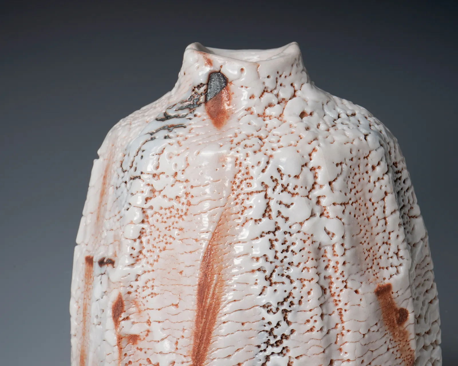 Hayashi Shotaro 林正太郎, Shino Flat Jar 扁壷