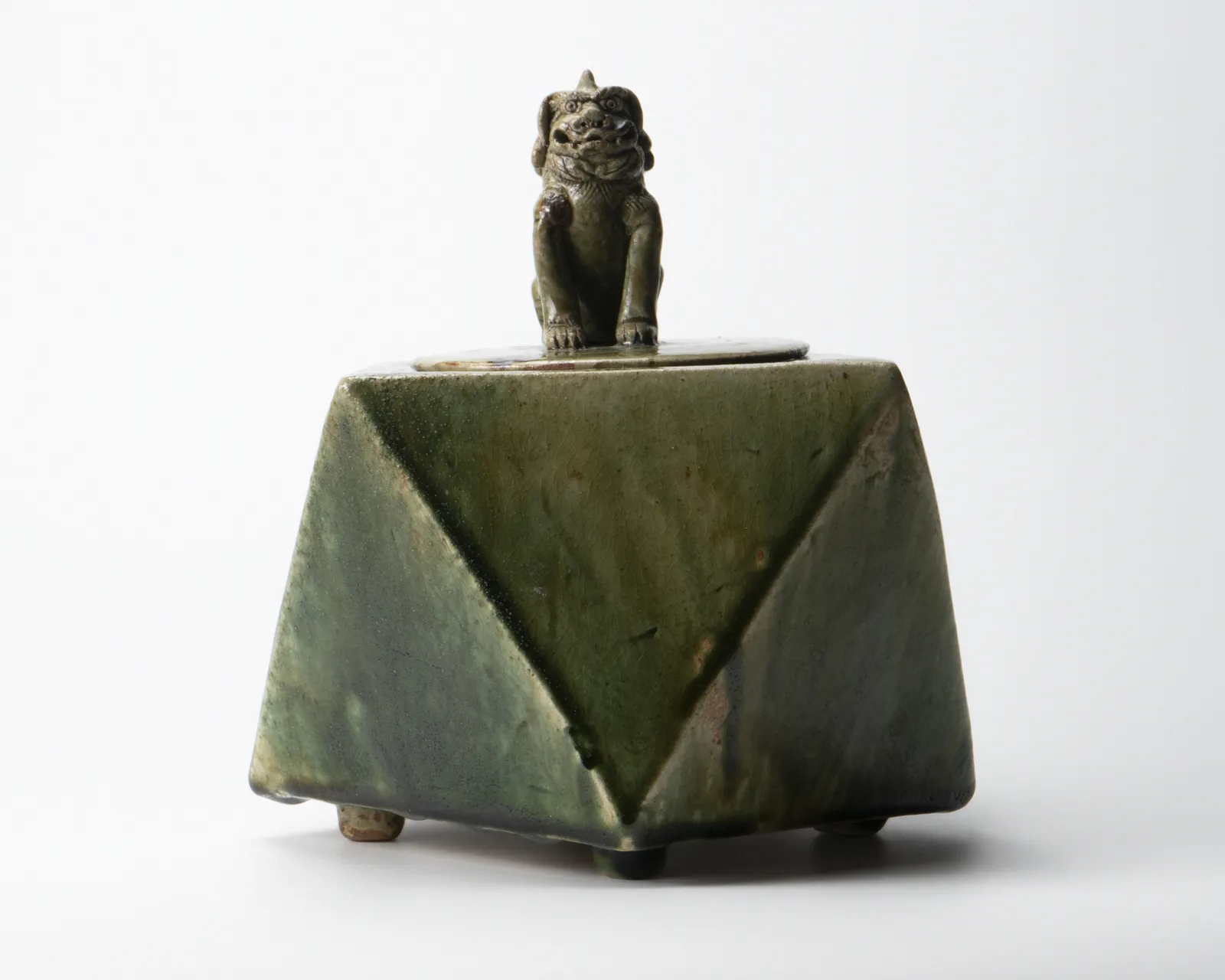 Koyama Tomonori 小山智徳, Oribe water jar, 2024