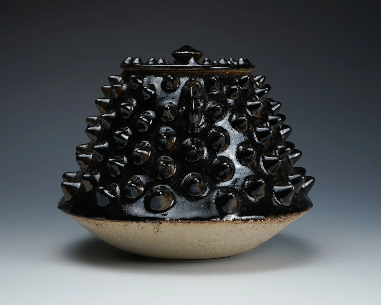 Kawai Takeichi 河井 武一, Black jujube-shaped water jar