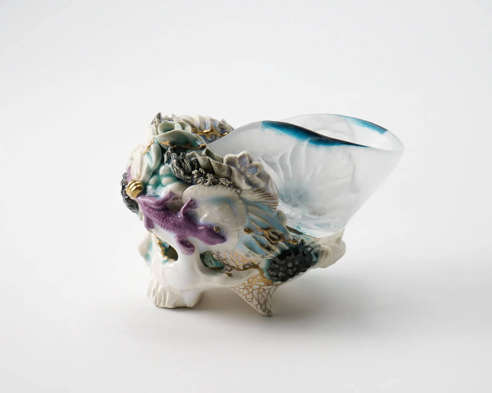 Oishi Sayaka 大石早矢香, No.7 Sake vessel -memento mori- 酒器, 2024