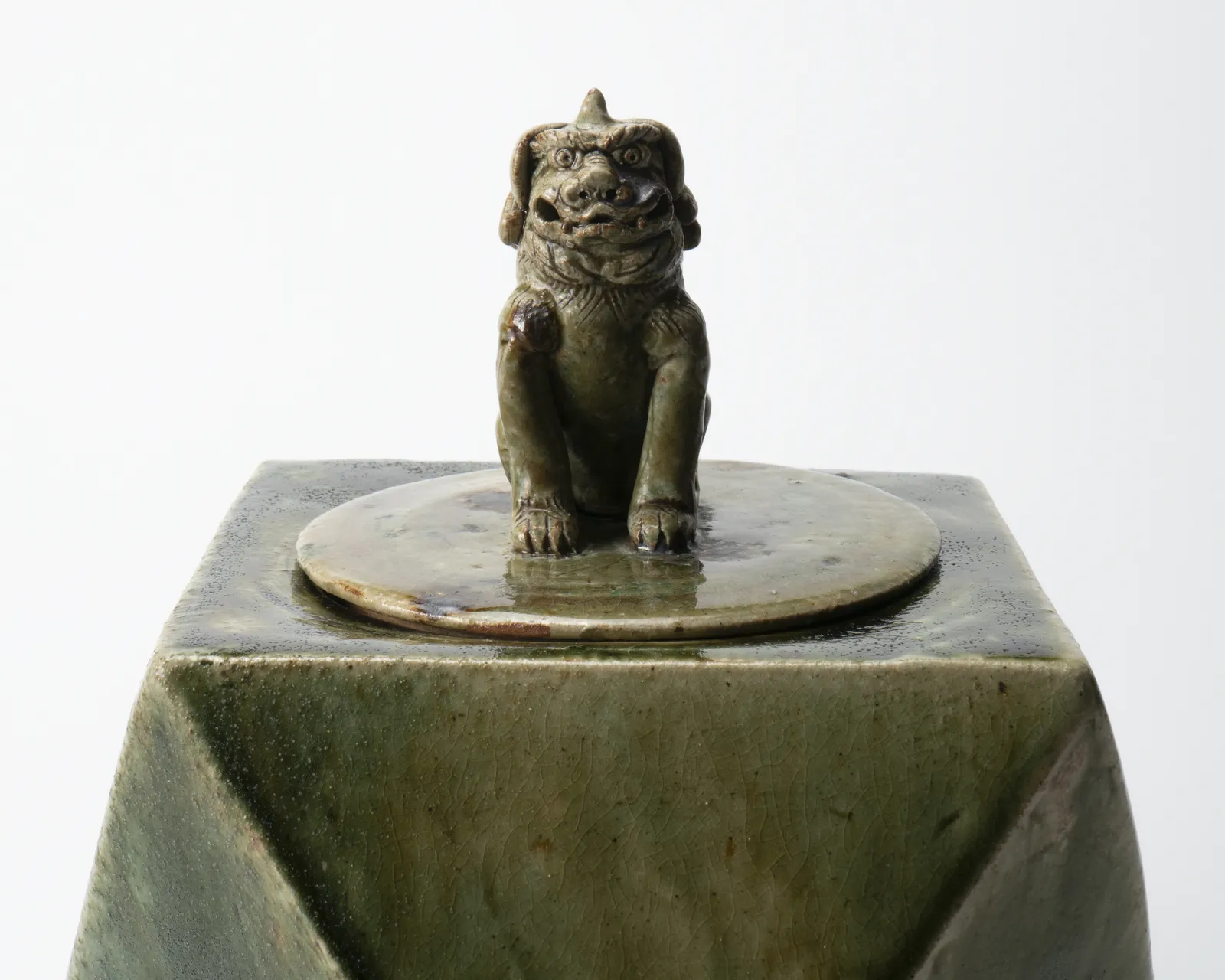 Koyama Tomonori 小山智徳, Oribe water jar, 2024