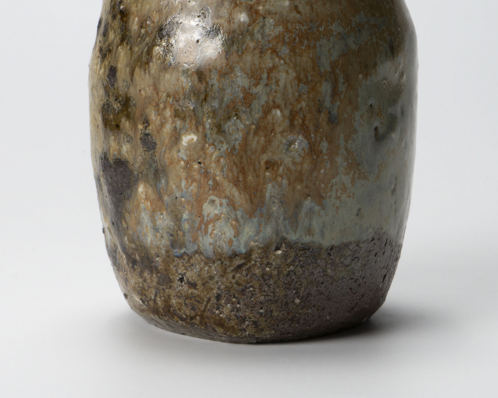Kikuchi Katsu 菊池克, Mottled sake flask