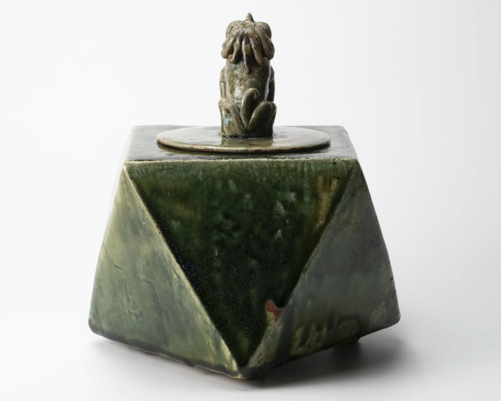 Koyama Tomonori 小山智徳, Oribe water jar, 2024