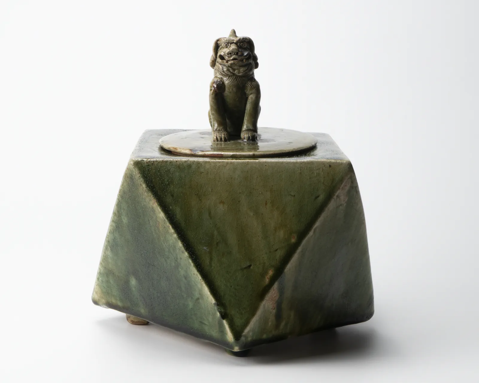 Koyama Tomonori 小山智徳, Oribe water jar, 2024