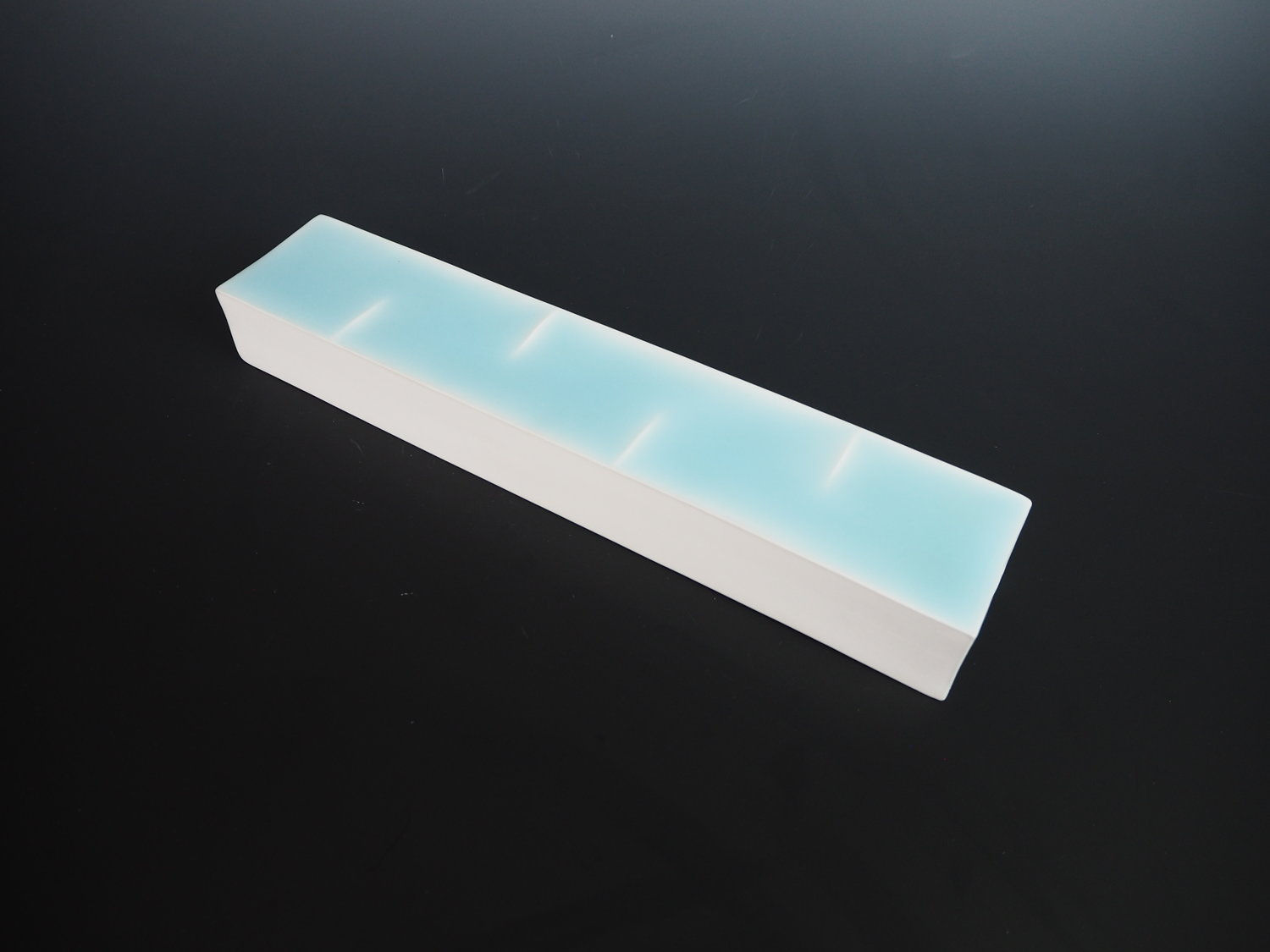 Nagae Shigekazu 長江重和, Blue Sky Plate (Limited Edition) Rectangle そらあいの器, 2020