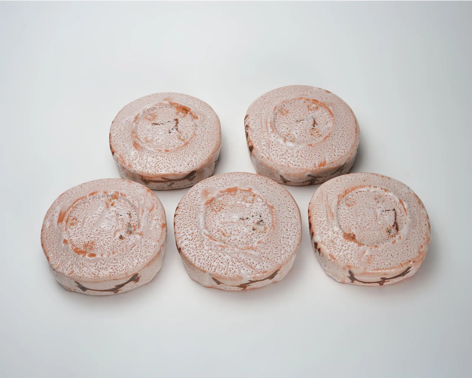 Wakao Toshisada 若尾利貞, Shino Mukozuke dishes: Set of 5