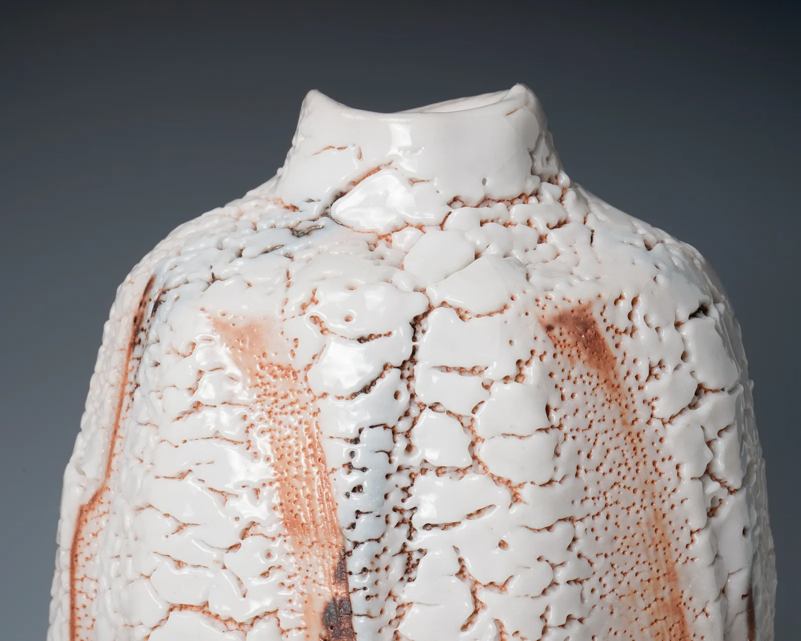 Hayashi Shotaro 林正太郎, Shino Flat Jar 扁壷