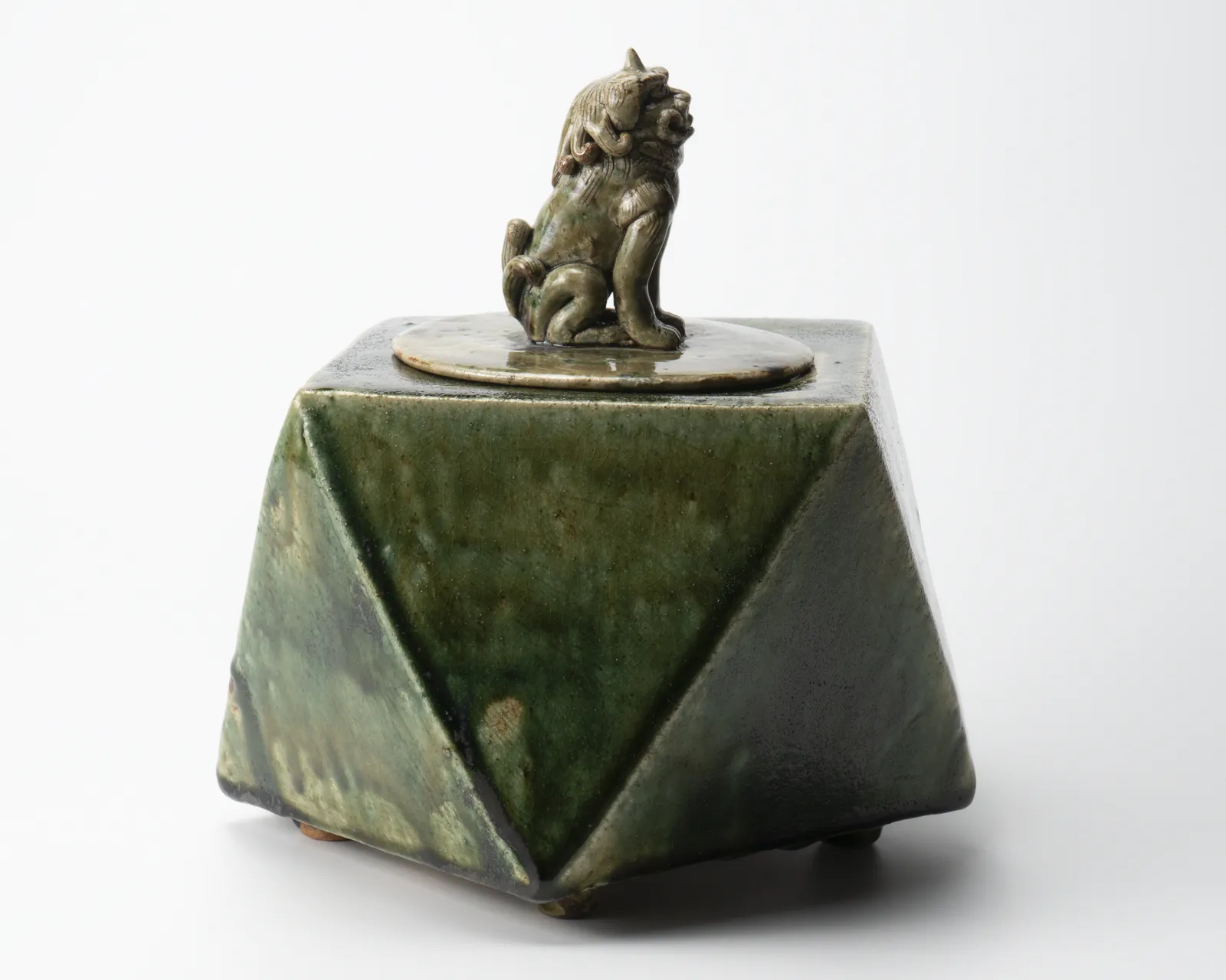 Koyama Tomonori 小山智徳, Oribe water jar, 2024