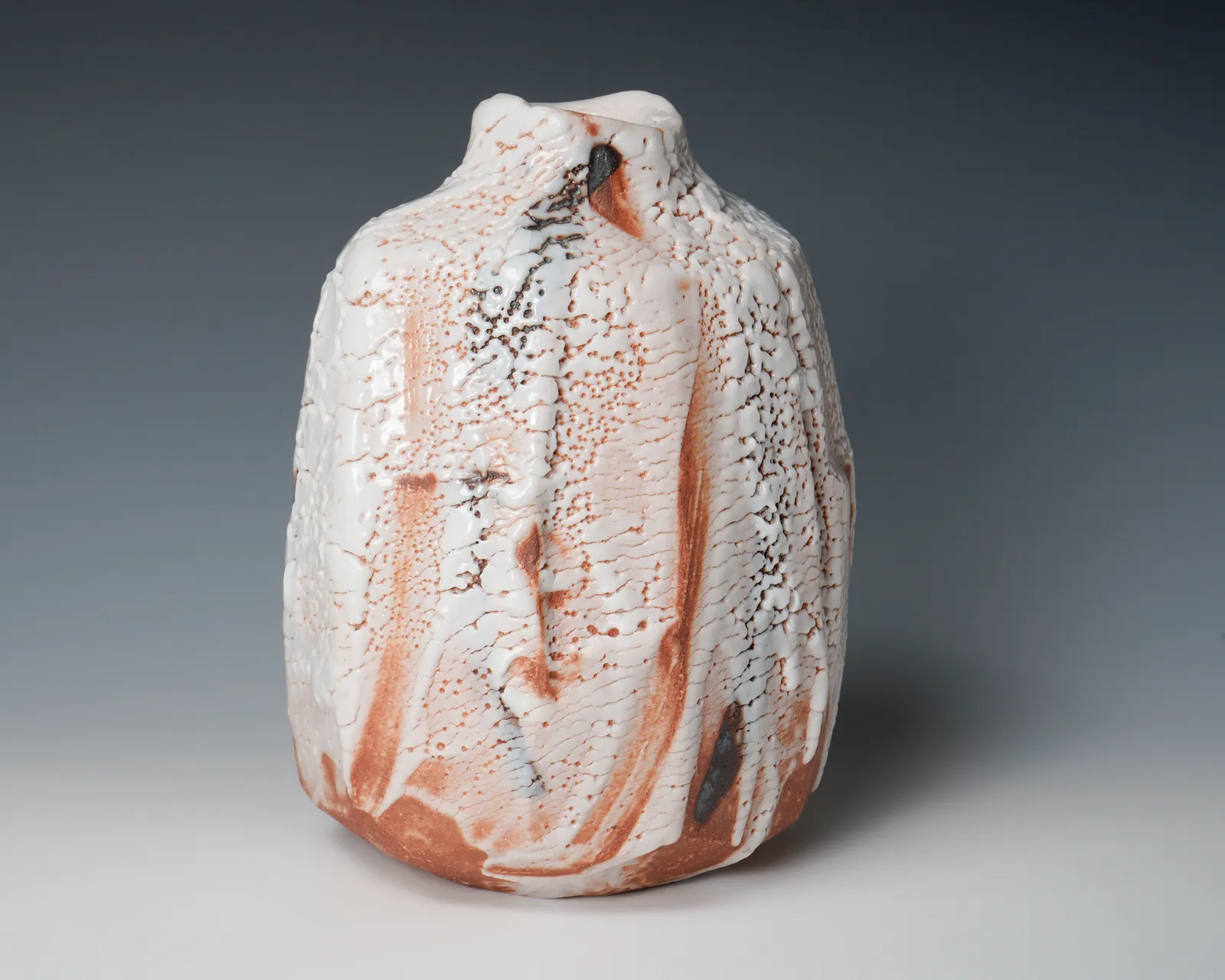 Hayashi Shotaro 林正太郎, Shino Flat Jar 扁壷