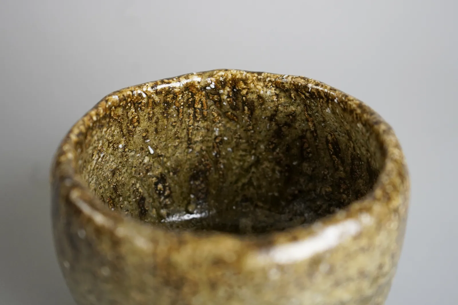 Kawamoto Goro 河本五郎, Ash Glazed Teabowl 灰釉茶碗