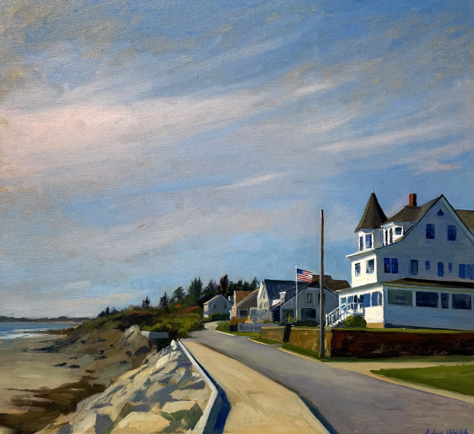 Daisy Sims Hilditch, Higgins beach, Autumnal morning, 2025