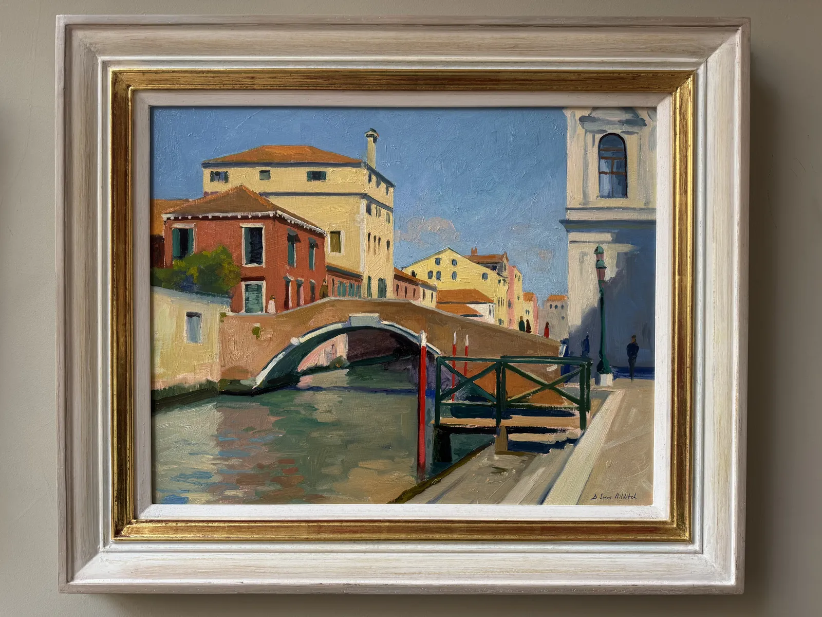 Daisy Sims Hilditch, Afternoon colourful reflections by San Giovanni e Paolo, 2025