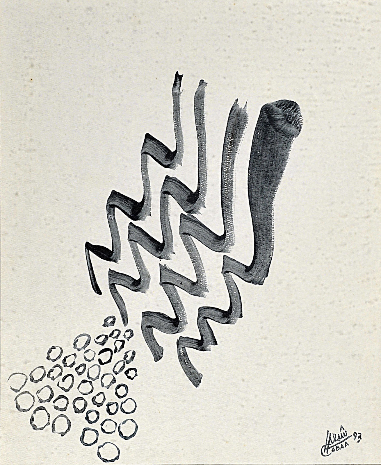 Mohammed Chabâa, Sans titre, 1992