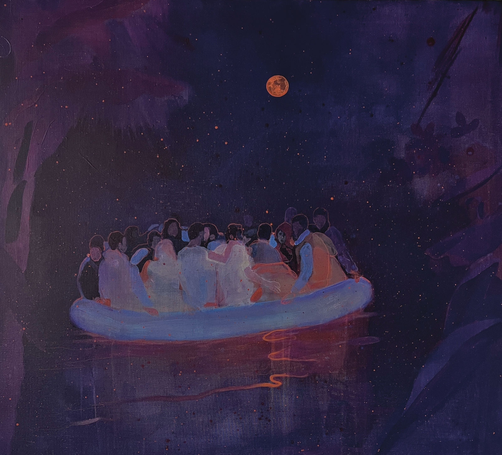 Nabil El Makhloufi, La traversée II, 2025