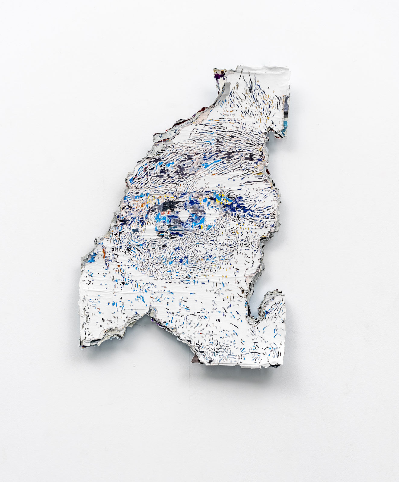 Vhils, Tear series #11, 2021