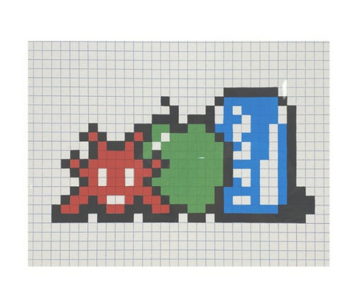 Invader, Still Life with Pocari Can, 2014