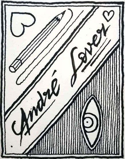 André drawing andré loAndré Saraiva, drawing, courtesy Danysz galleryver