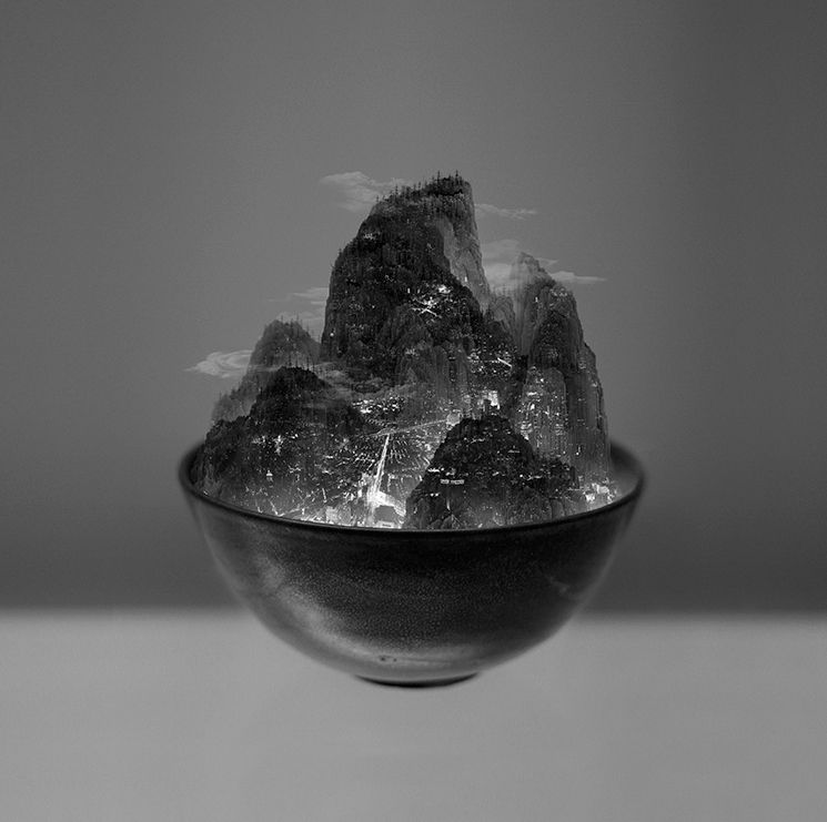 Yang Yongliang, Bowl of Taipei #3, 2013