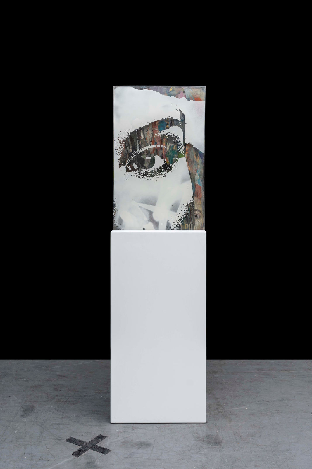 Vhils, Amber series #13, 2023